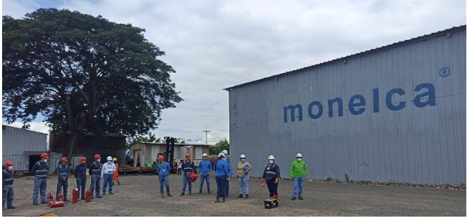 Simulacro de emergencias en Planta Industrial